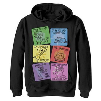 Disney / Pixar's Inside Out Boys 8-20 Valentine's Cards Graphic Fleece Hoodie