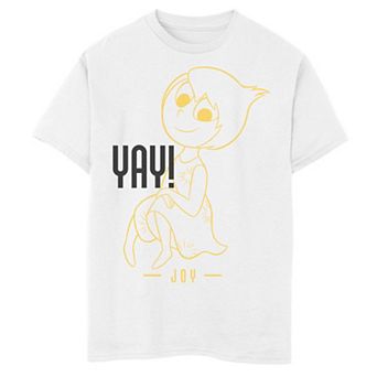 Disney / Pixar's Inside Out Boys 8-20 Joy Yay! Graphic Tee