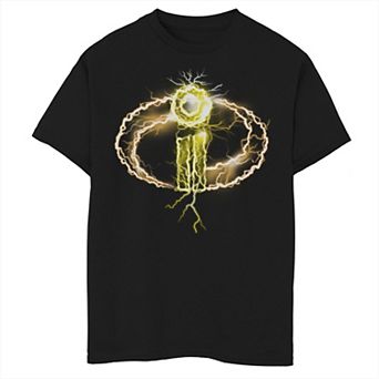 Disney / Pixar's Incredibles Boys 8-20 2 Lightning Logo Graphic Tee