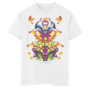 Disney's The Lion King Boys 8-20 Simba Nala Animal Tower Cartoon Graphic Tee
