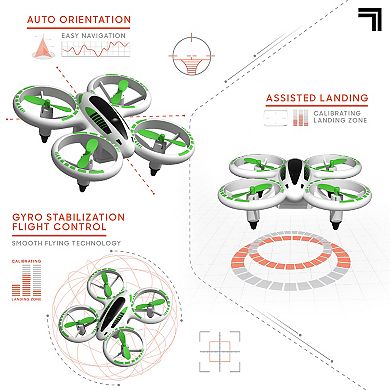 Sharper Image 5inch GLOW Stunt Drone