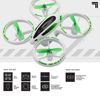 Sharper Image 5inch GLOW Stunt Drone