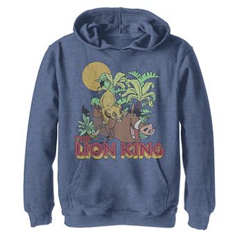 Disney's The Lion King Boys 8-20 Tropical Forest Fun Graphic Fleece Hoodie