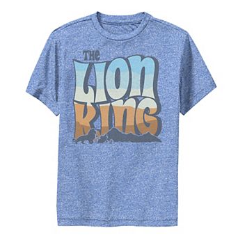 Disney's The Lion King Boys 6-20 Color Grade Retro Logo Performance Graphic Tee