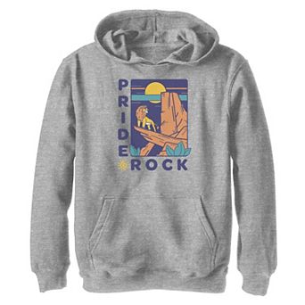 Disney's The Lion King Boys 8-20 Simba Pride Rock Simple Text Graphic Fleece Hoodie