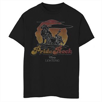 Disney's The Lion King Boys 8-20 Pride Rock Outline Graphic Tee