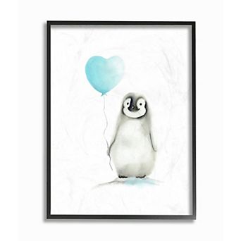 Stupell Home Decor Baby Penguin Framed Wall Art