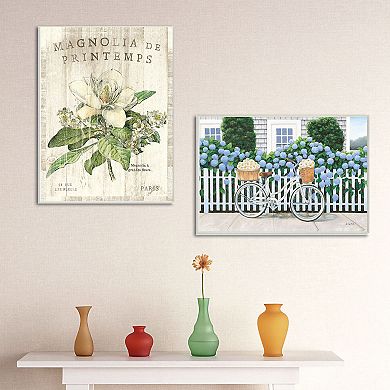 Stupell Home Decor French Magnolias In Spring Wall Plaque Art