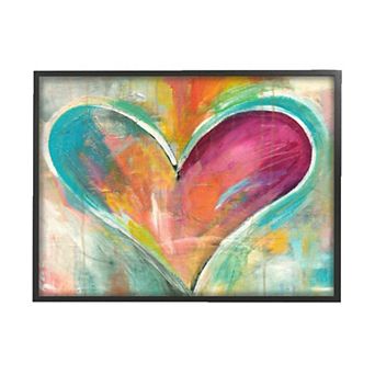 Stupell Home Decor Heart Framed Wall Art