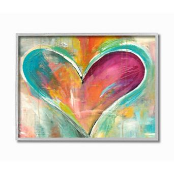 Stupell Home Decor Heart Framed Wall Art