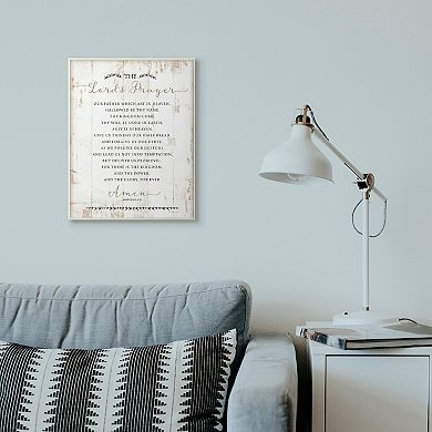 Stupell Home Decor The Lord's Prayer Wall Plaque Art