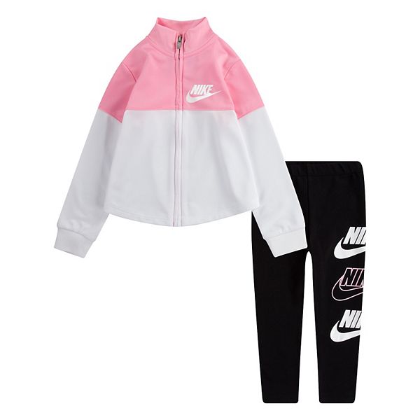Toddler Girl Nike Zip Jacket and Leggings Set