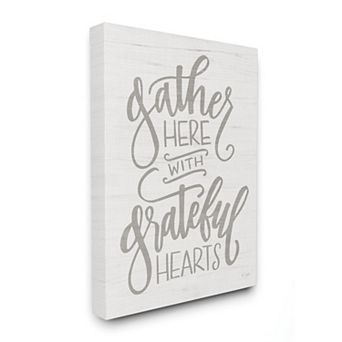 Stupell Home Decor Gather Here Family Canvas Wall Art