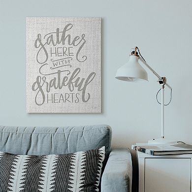 Stupell Home Decor Gather Here Family Canvas Wall Art