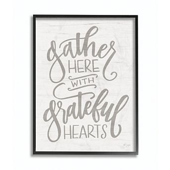Stupell Home Decor Gather Here Framed Wall Art