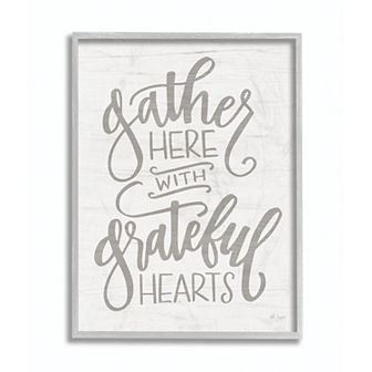 Stupell Home Decor Gather Here Framed Wall Art