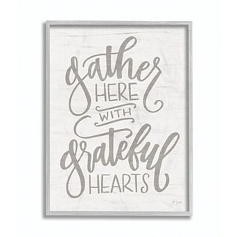 Stupell Home Decor Gather Here Framed Wall Art