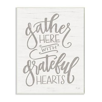Stupell Home Decor Gather Here Plaque Wall Art