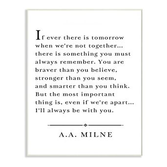 Stupell Home Decor I'll Always Be With You Wall Plaque Art