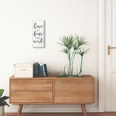 Stupell Home Decor Love Dog Cat Plaque Wall Art