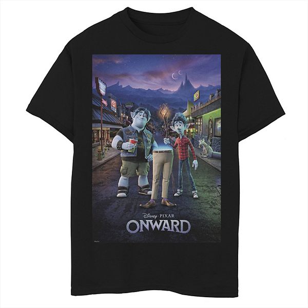 Disney / Pixar's Onward Boys 8-20 Group Shot Poster Graphic Tee