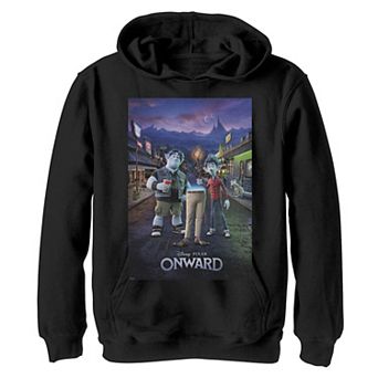 Disney / Pixar's Onward Boys 4-20 Group Shot Poster Graphic Fleece Hoodie