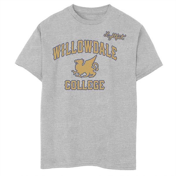 Disney / Pixar's Onward Boys 820 Willowdale College Logo Graphic Tee