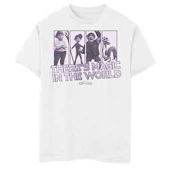 Disney / Pixar's Onward Boys 8-20 Group Shot There's Magic In The World Graphic Tee