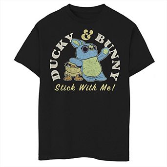 Disney / Pixar's Toy Story 4 Boys 8-20 Ducky And Bunny Stick With Me Graphic Tee