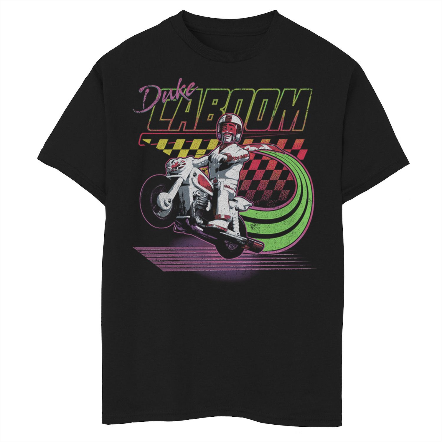 Image for Disney / Pixar 's Toy Story 4 Boys 8-20 Duke Caboom Neon Colors Poster Graphic Tee at Kohl's.