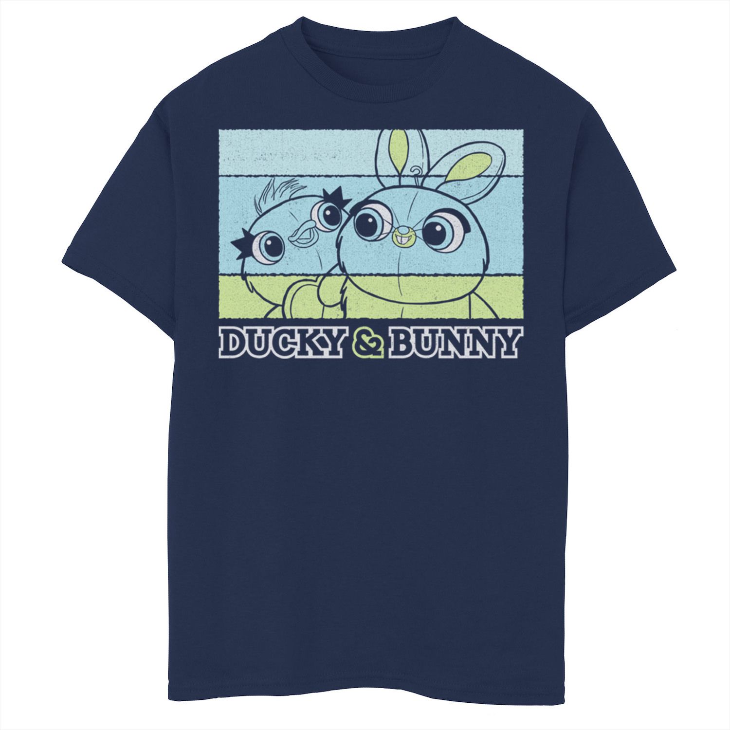 Image for Disney / Pixar s Toy Story 4 Boys 8-20 Duck & Bunny Retro Style Poster Graphic Tee at Kohl's.