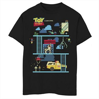 Disney / Pixar's Toy Story Boys 8-20 8-Bit Classic Game Graphic Tee