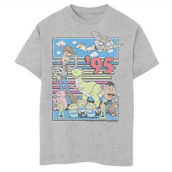 Disney / Pixar's Toy Story Boys 8-20 95 Retro Distressed Colorful Graphic Tee