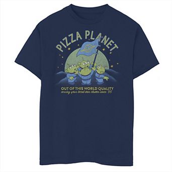 Disney / Pixar's Toy Story Boys 6-20 Aliens Planet Flag Graphic Tee