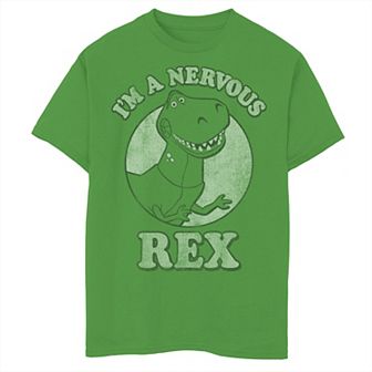 Disney / Pixar's Toy Story Boys 8-20 I'm A Nervous Rex Dinosaur Graphic Tee