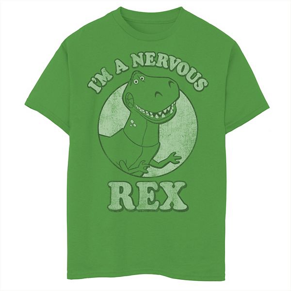 Disney / Pixar's Toy Story Boys 8-20 I'm A Nervous Rex Dinosaur Graphic Tee