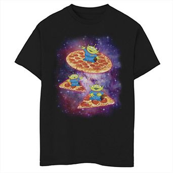 Disney / Pixar's Toy Story Boys 8-20 Aliens Space Pizza Graphic Tee