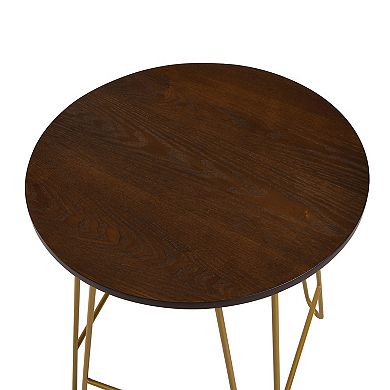 Carolina Forge Ethan 20-in. Round Side Table