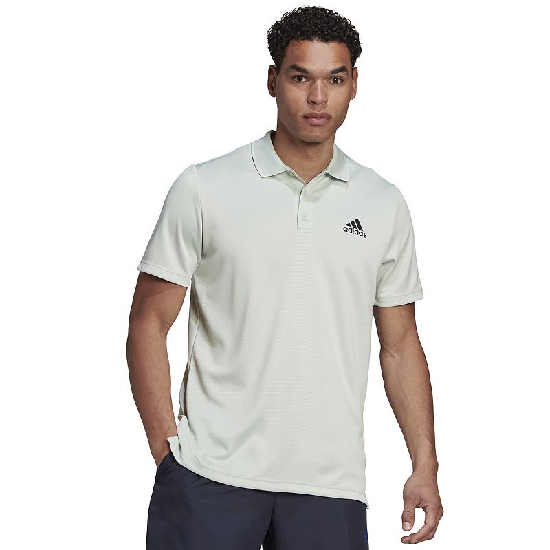 Mens adidas Design to Move Polo, Size: Small, Lt Green