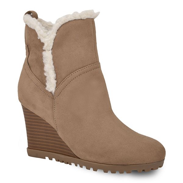 Kohls wedge shop ankle boots