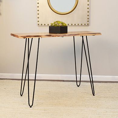 Carolina Living Seti Live Edge Console Table