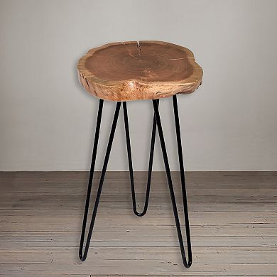 Carolina Living Seti Live Edge Accent Table