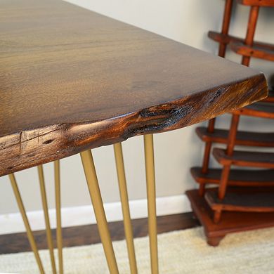 Carolina Living Seti Live Edge Bar Table