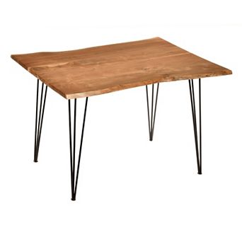 Carolina Living Seti Live Edge Dining Table