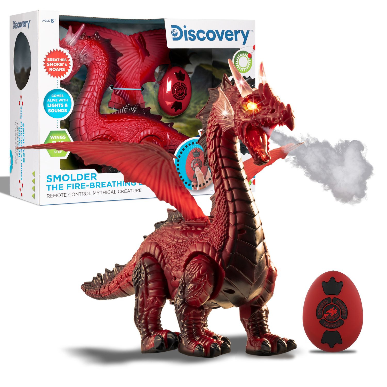 fire breathing dragon toy