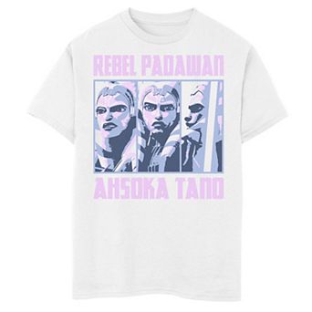 Boys 8-20 Star Wars: The Clone Wars Ahsoka Tano Rebel Padawan Panels Graphic Tee