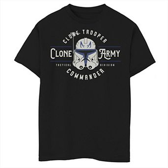 Boys 8-20 Star Wars Clone Army Helmet Emblem Graphic Tee