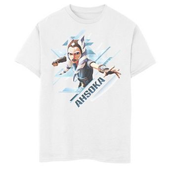 Boys 8-20 Star Wars: The Clone Wars Ahsoka Action Pose Graphic Tee