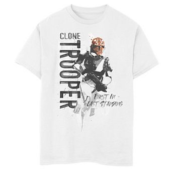 Boys 8-20 Star Wars Clone Trooper Running Graphic Tee