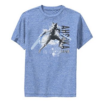 Boys 8-20 Star Wars: The Clone Wars Ahsoka Tano Lightsaber Action Performance Graphic Tee